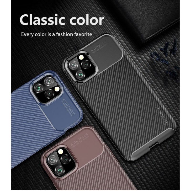 Cover iPhone 11 Ipaky Carbon Fiber Coating