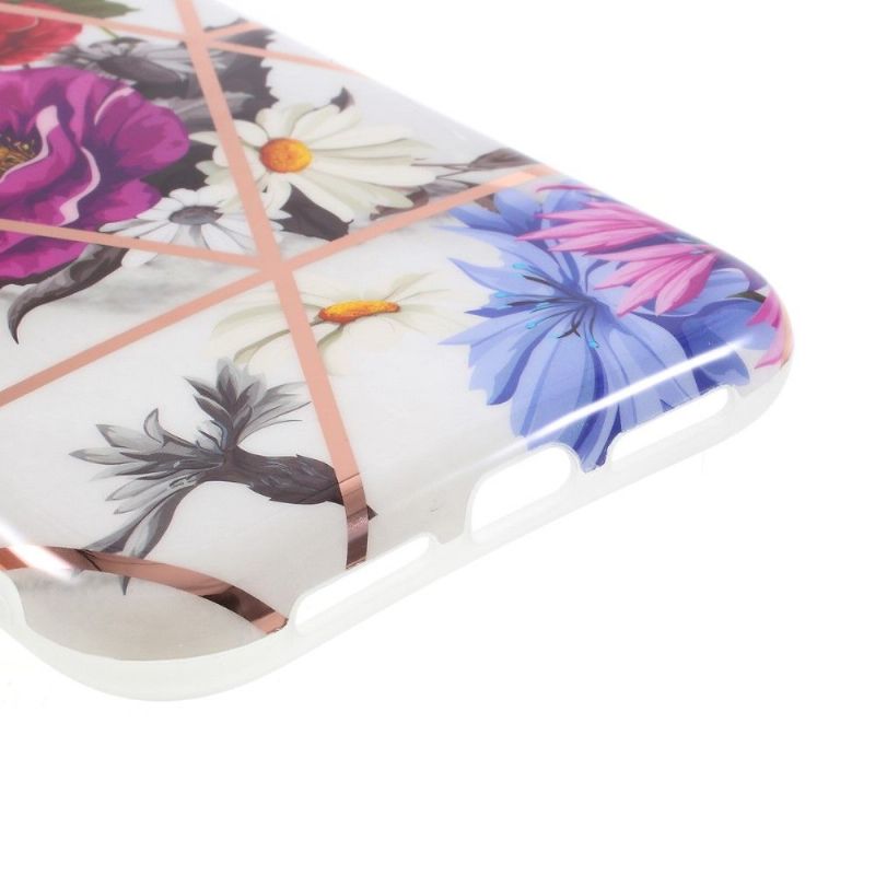 Cover iPhone 11 Silikone Farverige Blomster