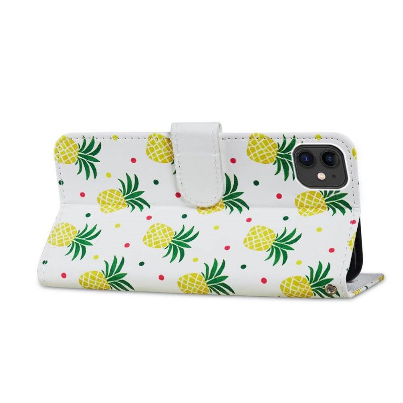 Flip Cover iPhone 11 Ananas