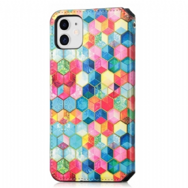 Flip Cover iPhone 11 Anti-fald 3d Terning