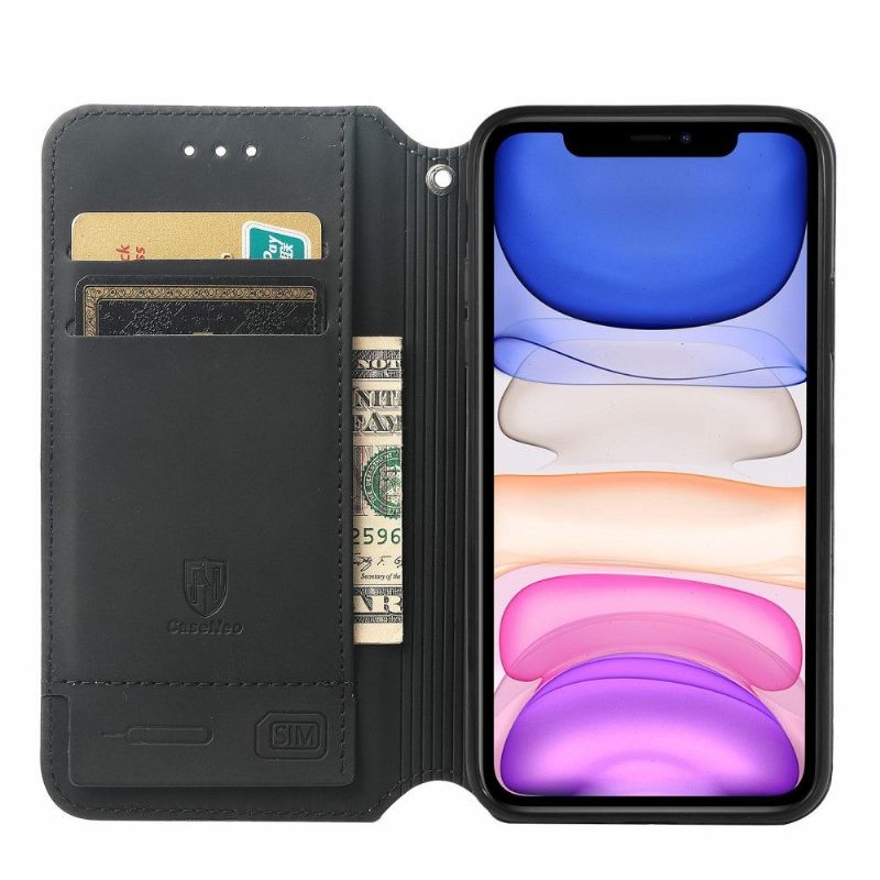 Flip Cover iPhone 11 Anti-fald Farvet Honeycomb