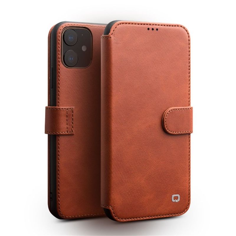 Mobilcover iPhone 11 Flip Cover Ægte Læder