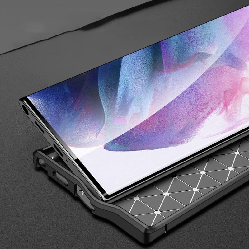 Cover Samsung Galaxy S22 Ultra 5G Anti-fald Fleksibel Kornet Finish
