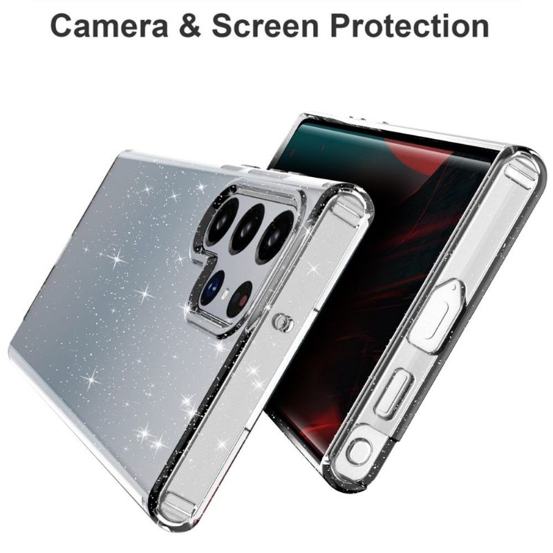 Cover Samsung Galaxy S22 Ultra 5G Anti-fald Glitrende Pailletter