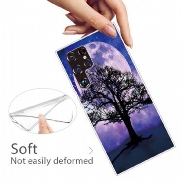 Cover Samsung Galaxy S22 Ultra 5G Træet Under Månen