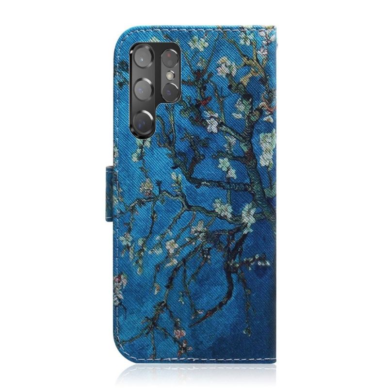 Etui Samsung Galaxy S22 Ultra 5G Mandelblomst