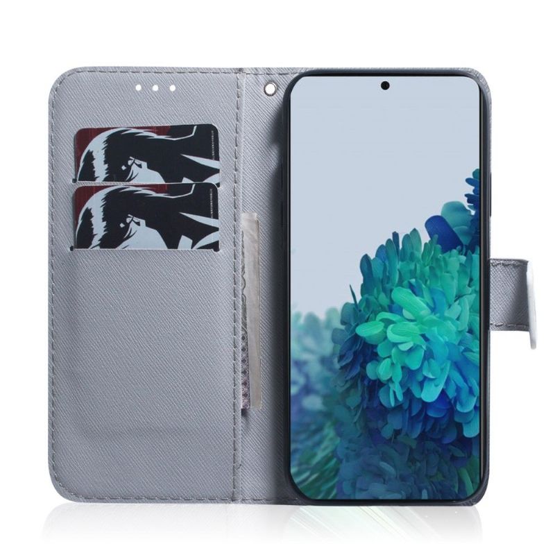 Etui Samsung Galaxy S22 Ultra 5G Mandelblomst