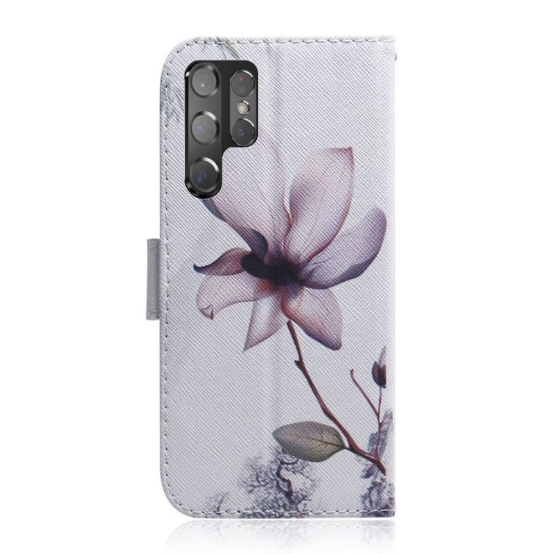 Etui Samsung Galaxy S22 Ultra 5G Vild Blomst