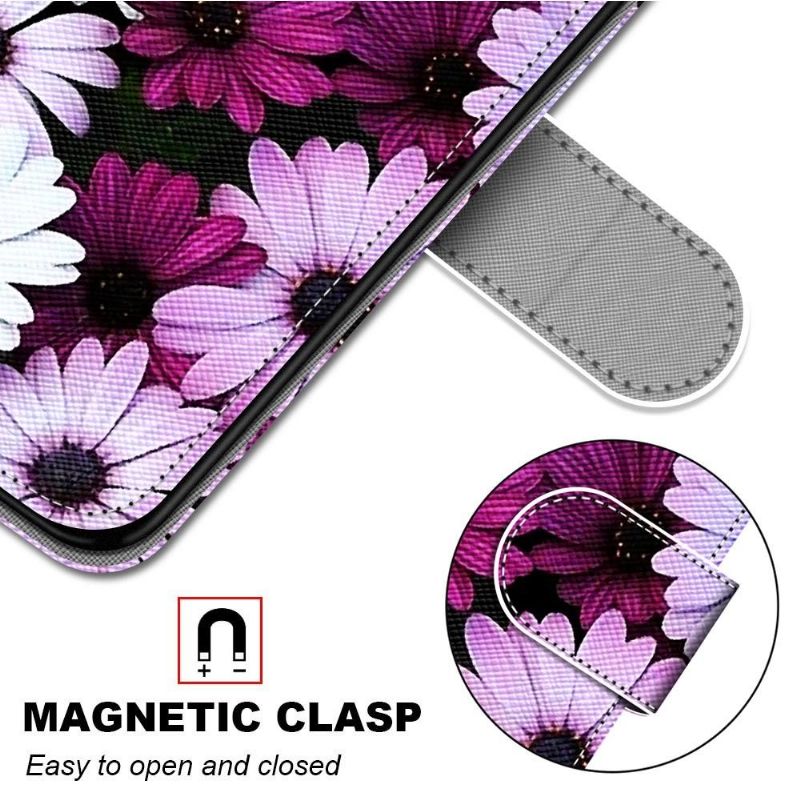 Flip Cover Samsung Galaxy S22 Ultra 5G Farverige Tusindfryd