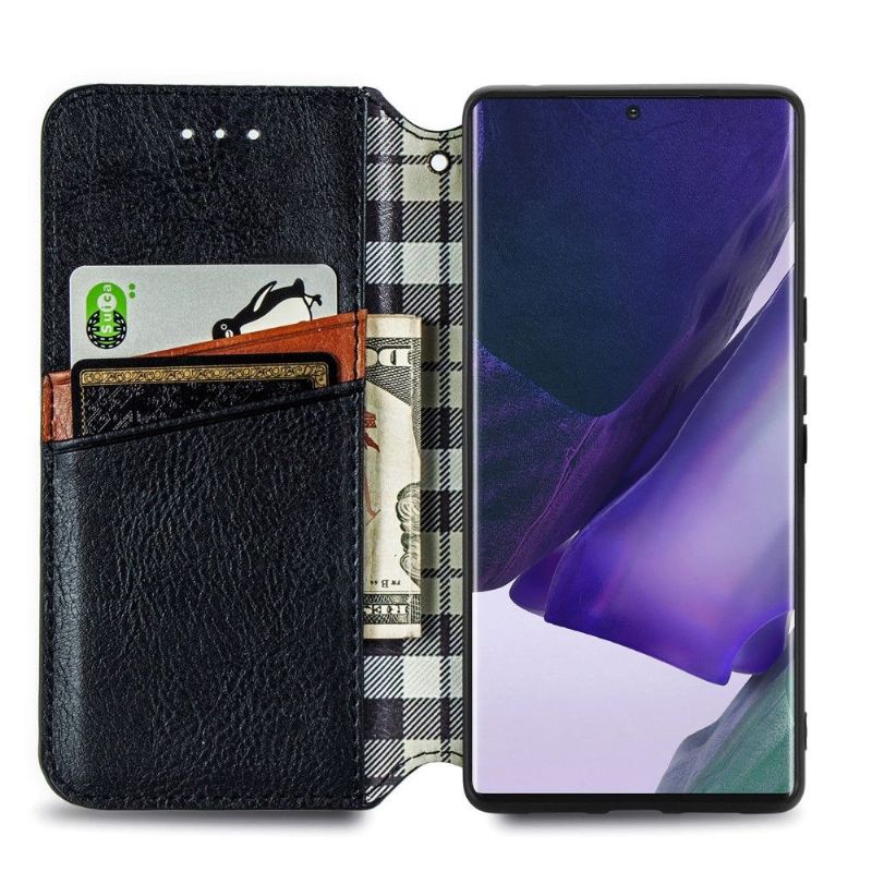 Flip Cover Samsung Galaxy S22 Ultra 5G Kub Design Kortholder