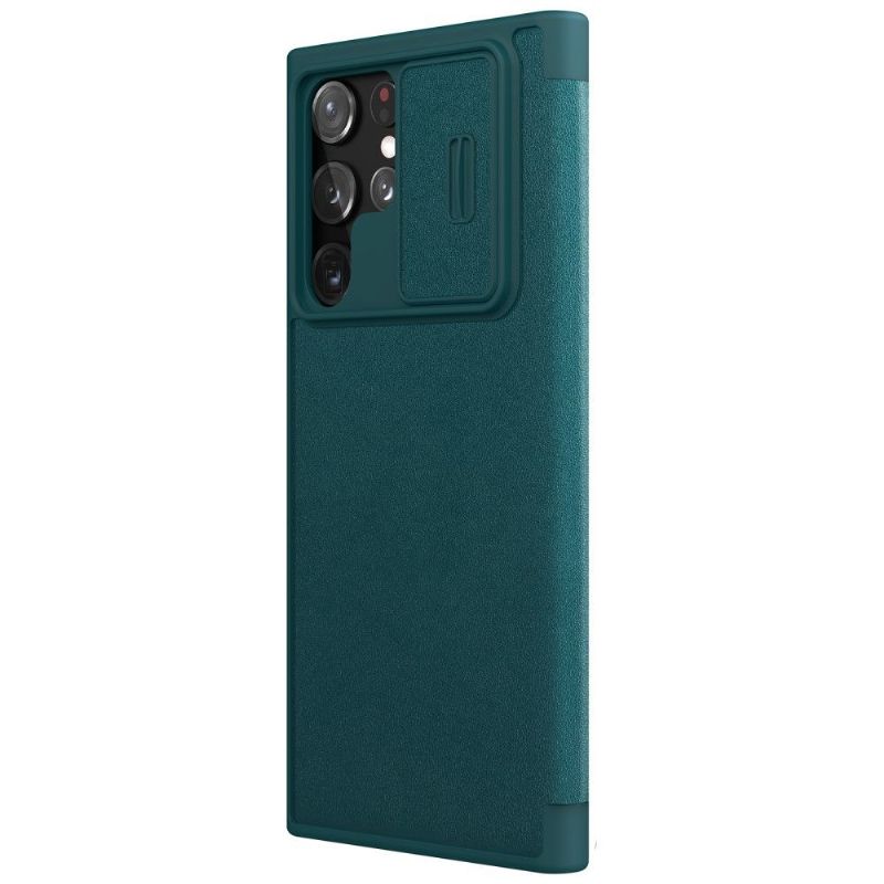 Flip Cover Samsung Galaxy S22 Ultra 5G Qin Pro Series Flip