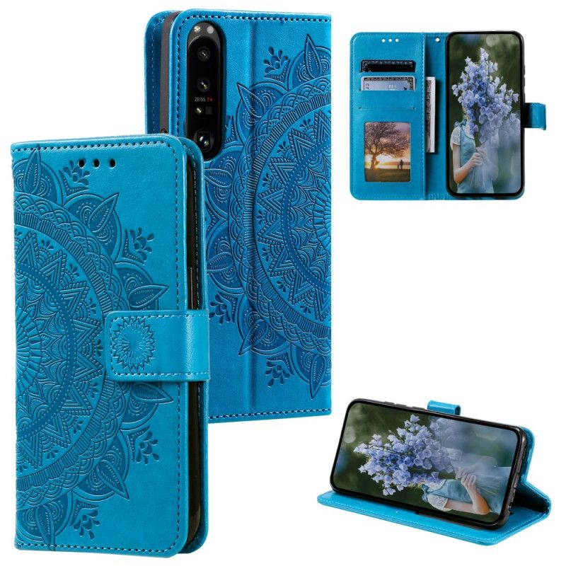 Flip Cover Sony Xperia 1 Vi Mandala Sol Med Rem