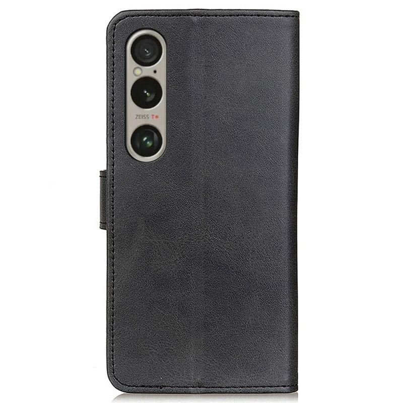 Flip Cover Sony Xperia 1 Vi Mat Kunstlæder