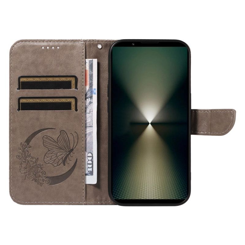 Flip Cover Sony Xperia 1 Vi Sommerfuglegrafiksnor