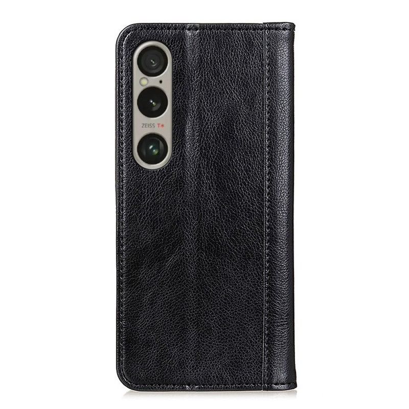 Flip Cover Sony Xperia 1 Vi Vintage Split Læder