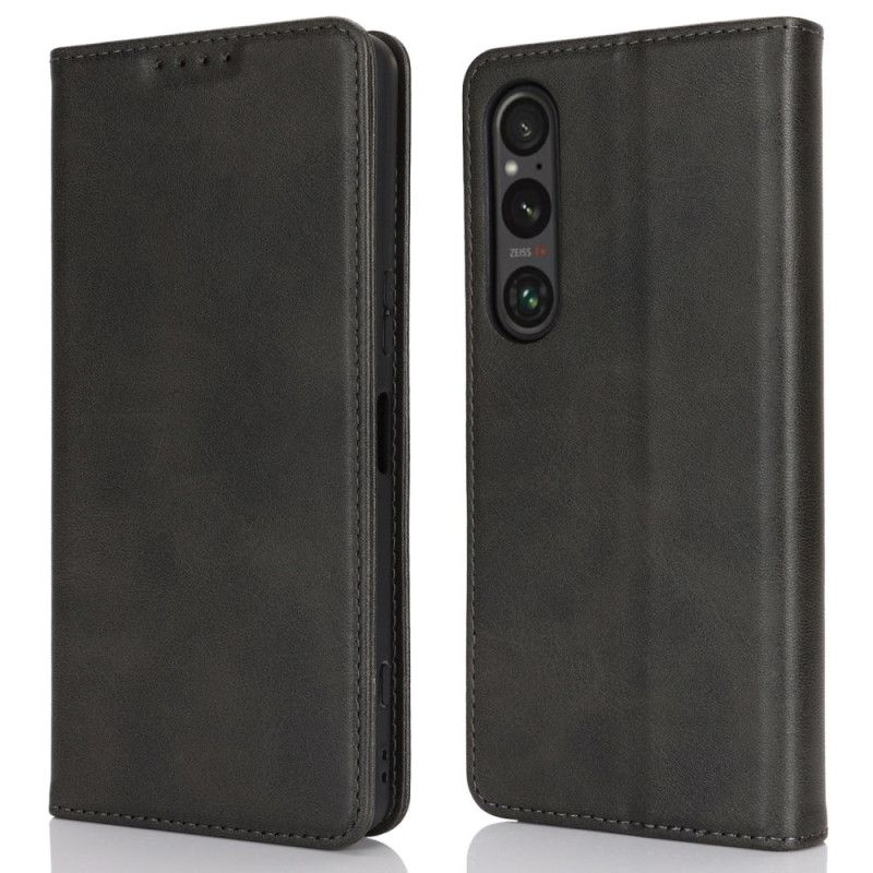 Læder Cover Sony Xperia 1 Vi Telefon Etui Splitlæder