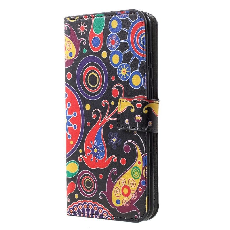 Etui Honor 10 Lite Hemming Paisley Mønster Kortholder