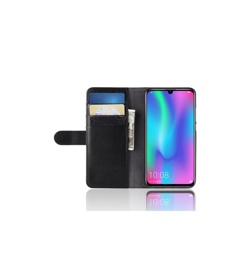 Flip Cover Honor 10 Lite Premium Læder Kortholder - Sort