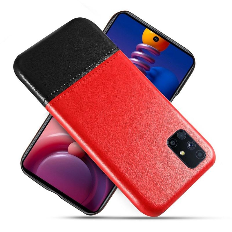 Cover Samsung Galaxy M51 Tofarvet Lædereffekt