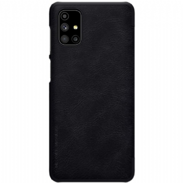 Læder Cover Samsung Galaxy M51 Qin Series Lædereffekt