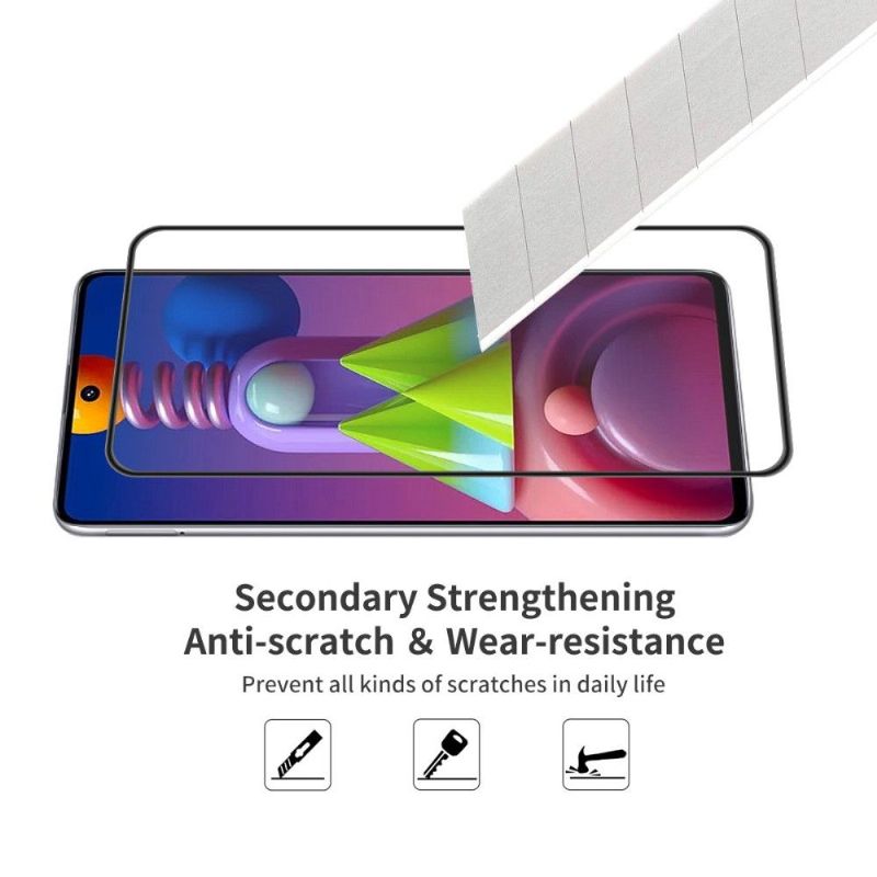 Samsung Galaxy M51 Fuld Størrelse Hærdet Glas Skærmbeskyttere (2 Stk.)