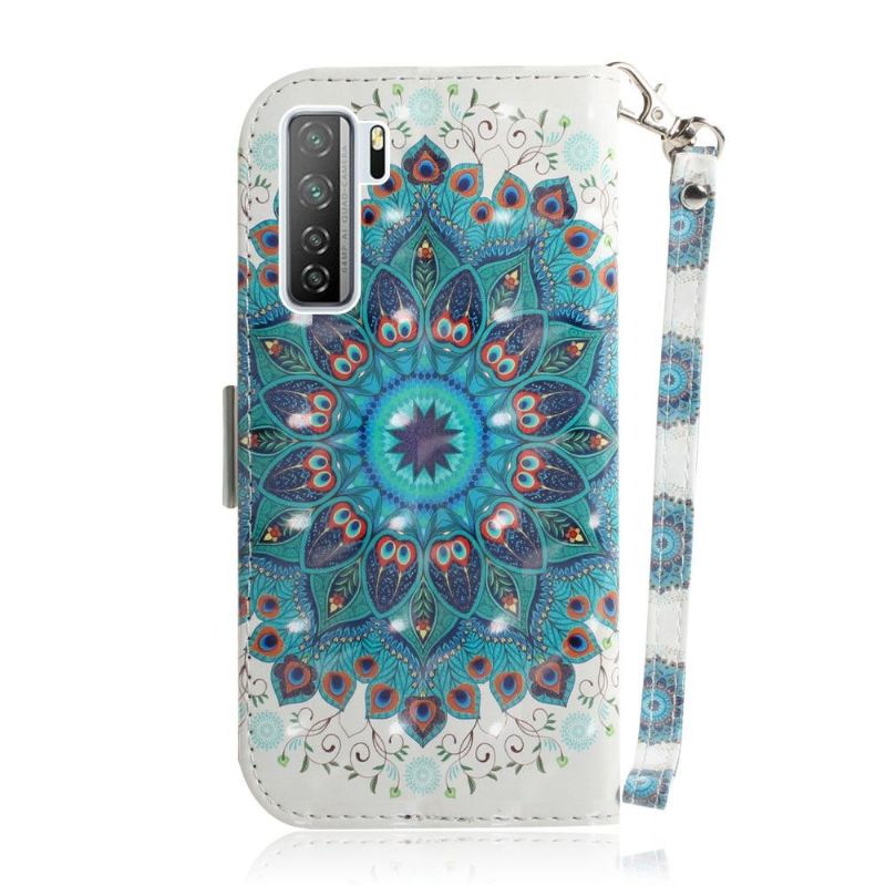 Flip Cover Huawei P40 Lite 5G Anti-fald Farverig Mandala