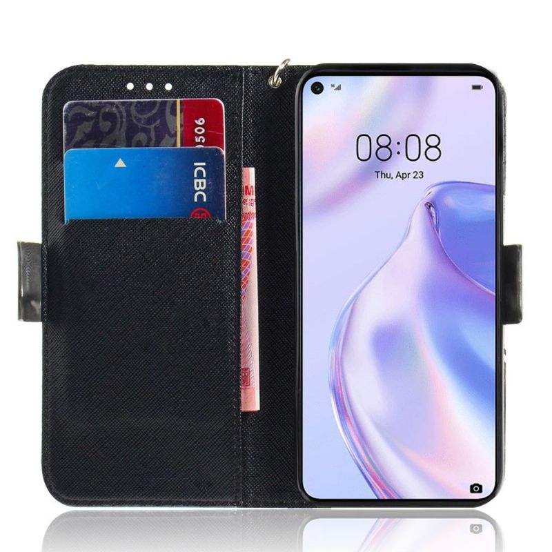 Flip Cover Huawei P40 Lite 5G Anti-fald Farverig Mandala