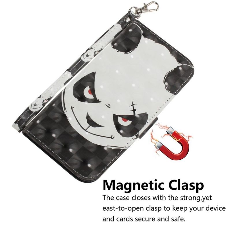 Flip Cover Huawei P40 Lite 5G Anti-fald Ond Panda