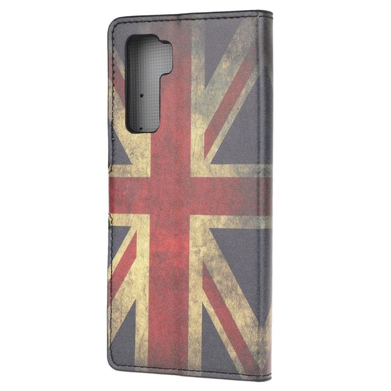 Flip Cover Huawei P40 Lite 5G Anti-fald Vintage Engelsk Flag