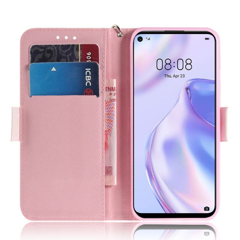 Flip Cover Huawei P40 Lite 5G Blomstrende Grene