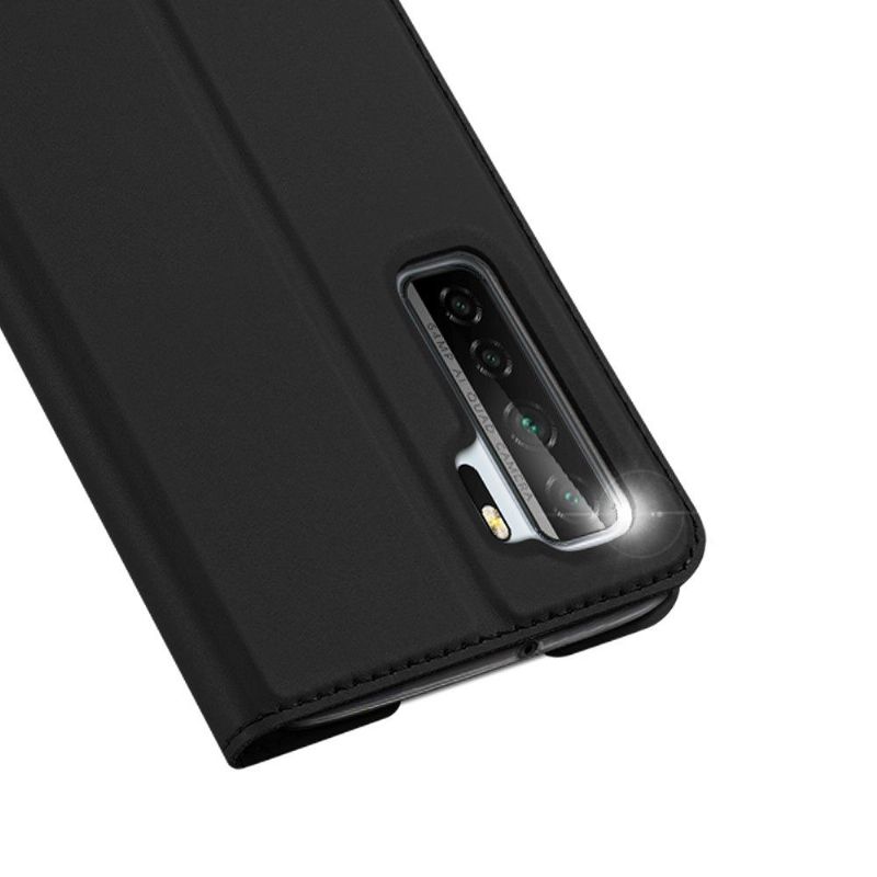 Flip Cover Huawei P40 Lite 5G Satineffekt