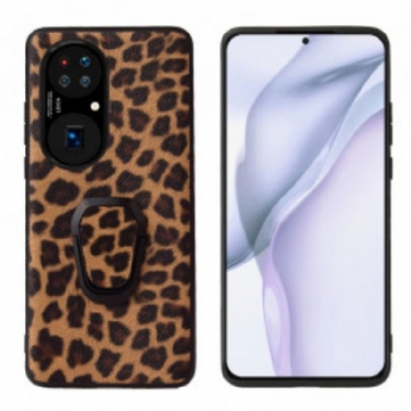 Cover Huawei P50 Leopard Stil Ring-støtte