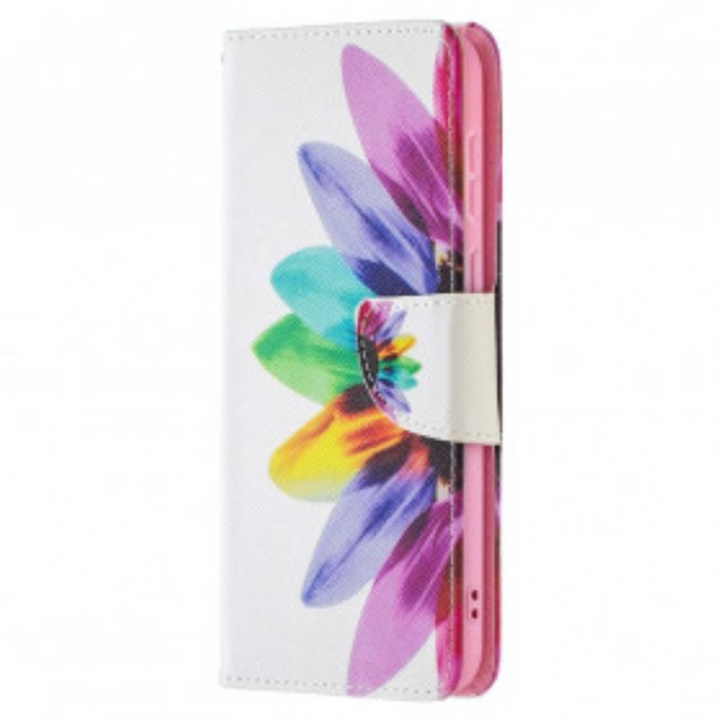 Flip Cover Huawei P50 Akvarel Blomst