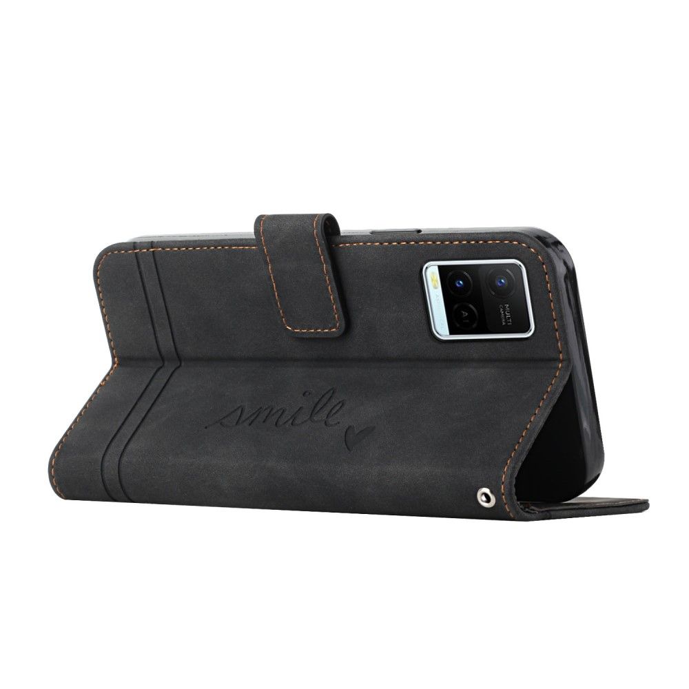 Flip Cover Vivo Y21 / Y21s / Y33s Smil Linjer