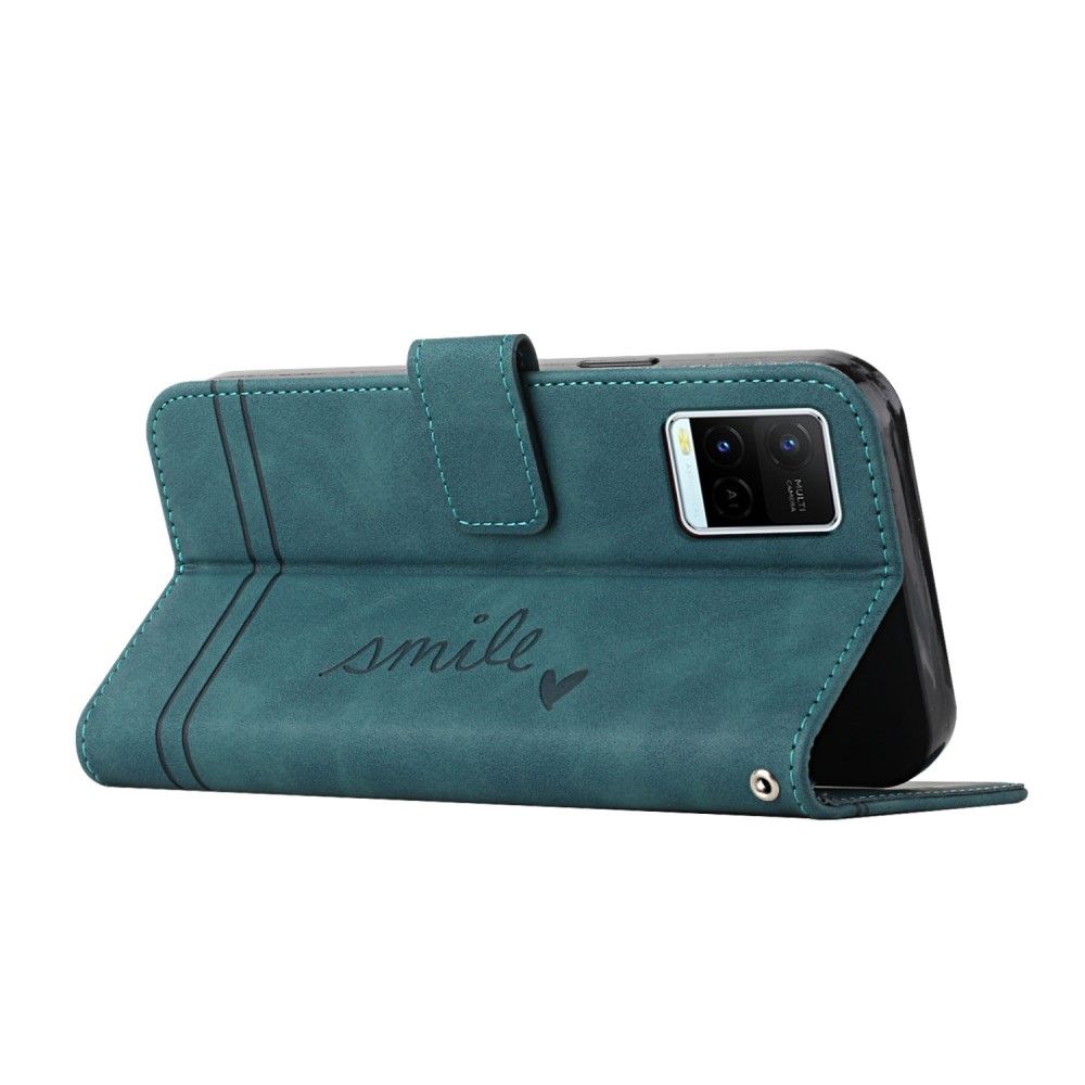 Flip Cover Vivo Y21 / Y21s / Y33s Smil Linjer