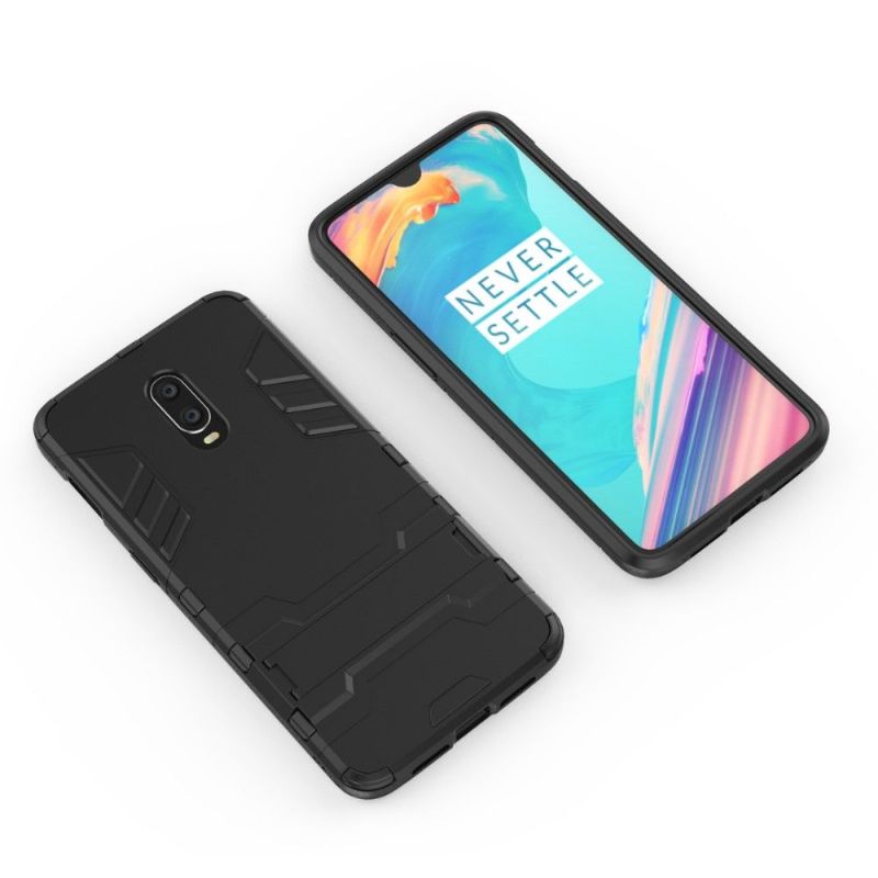 Cover OnePlus 7 Anti-fald Cool Guard Stødsikker Med Integreret Stativ