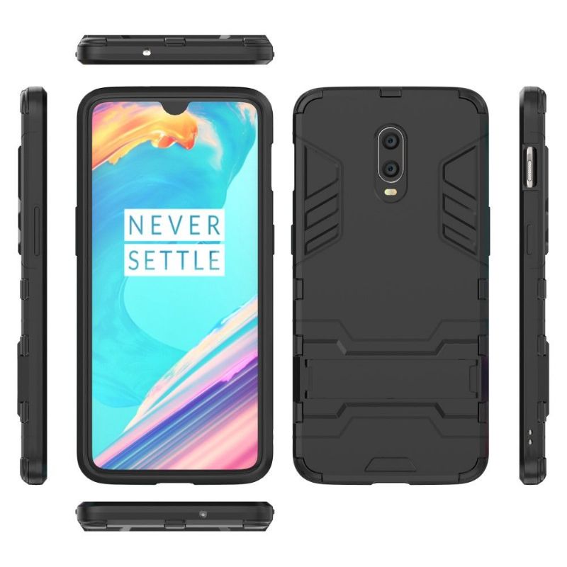 Cover OnePlus 7 Anti-fald Cool Guard Stødsikker Med Integreret Stativ