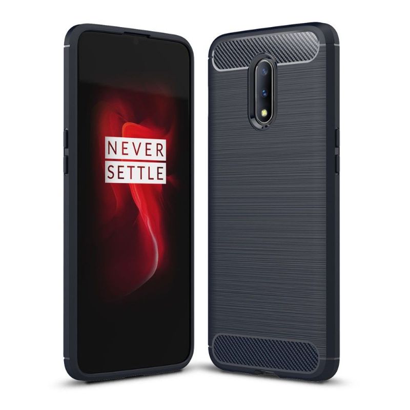 Cover OnePlus 7 Carbon Børstet Gel