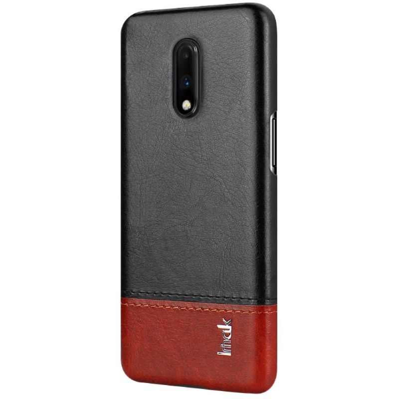 Cover OnePlus 7 Imak Bicolor Imiteret Læder