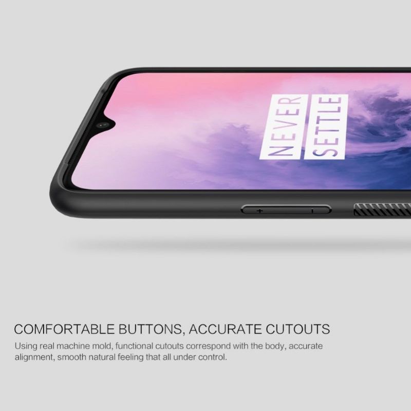 Cover OnePlus 7 Syntetisk Fiber