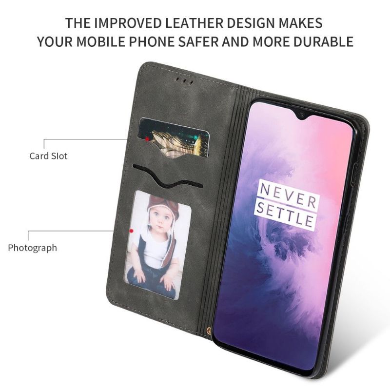 Flip Cover OnePlus 7 Business Retro Læder