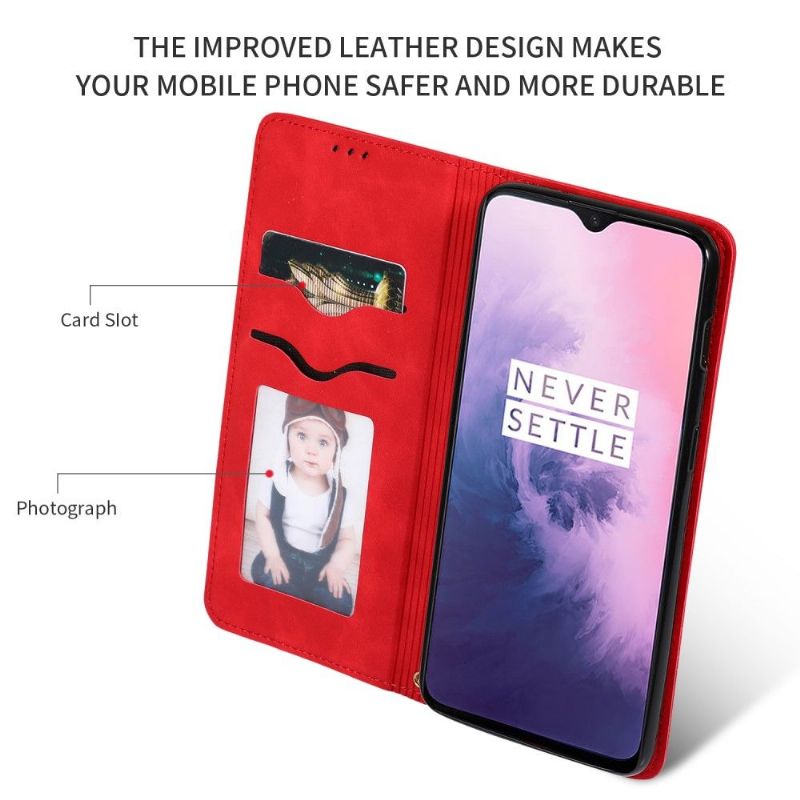 Flip Cover OnePlus 7 Business Retro Læder