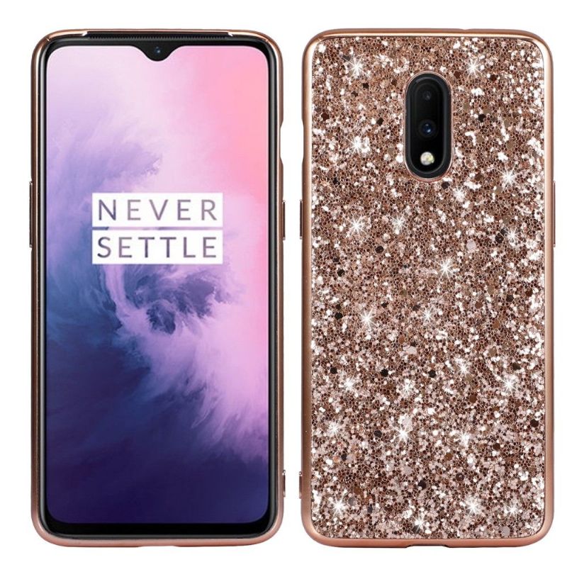 Mobilcover OnePlus 7 Glamourøse Pailletter