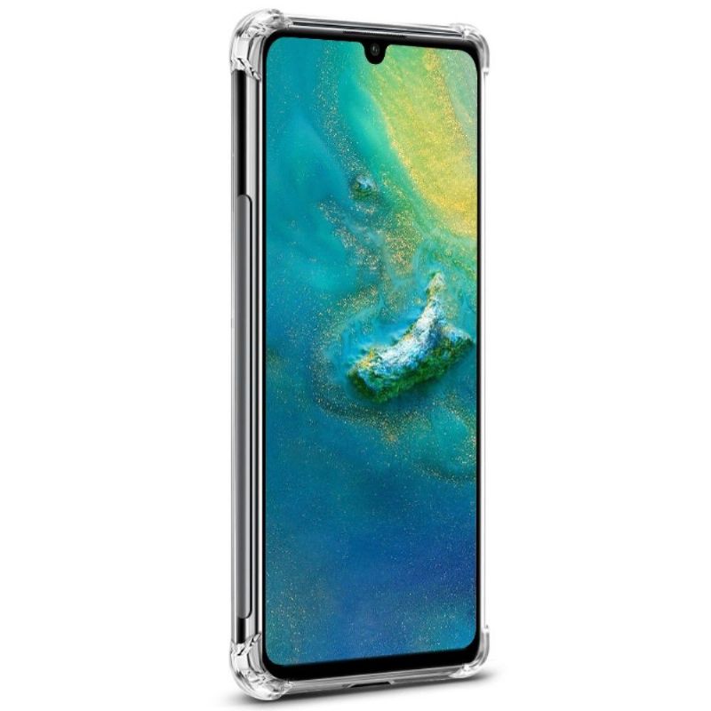 Cover Huawei P30 Lite Gennemsigtig + Beskyttelsesfilm