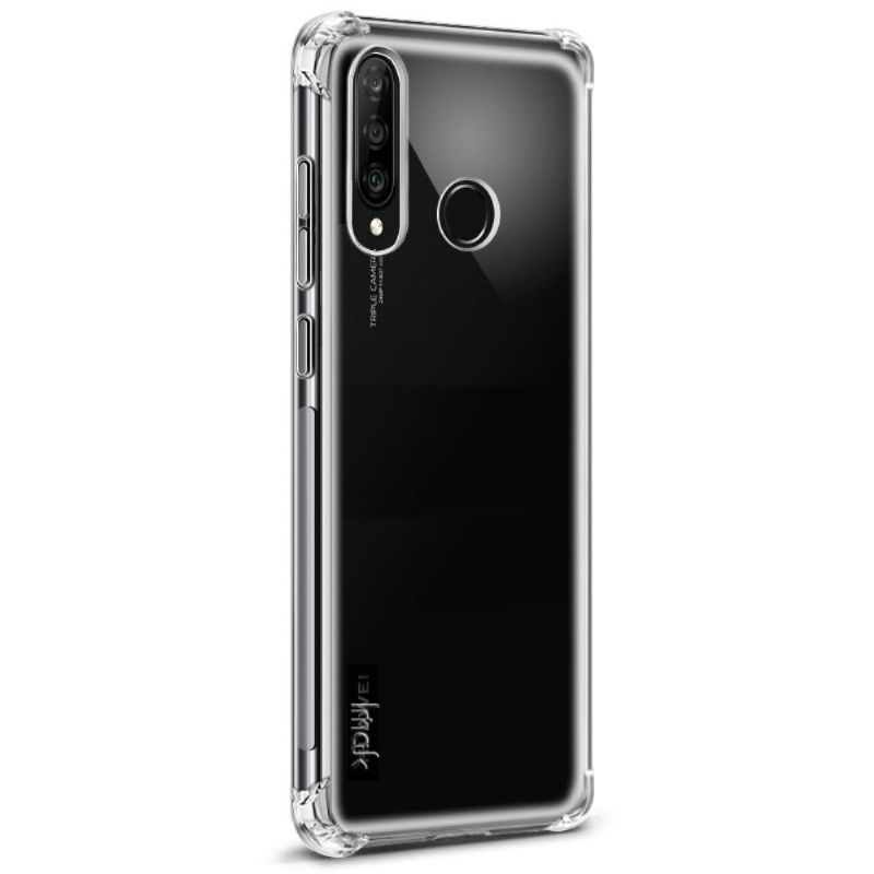 Cover Huawei P30 Lite Gennemsigtig + Beskyttelsesfilm