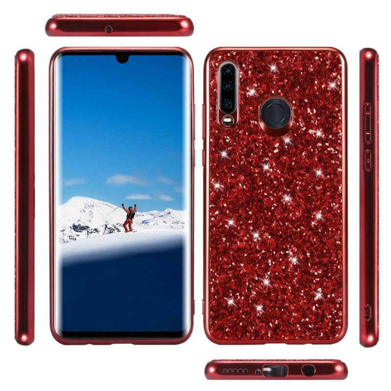 Cover Huawei P30 Lite Mousserende Rhinestone Glamour