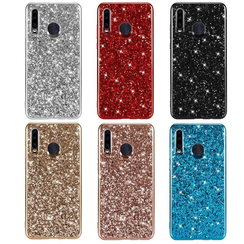 Cover Huawei P30 Lite Mousserende Rhinestone Glamour