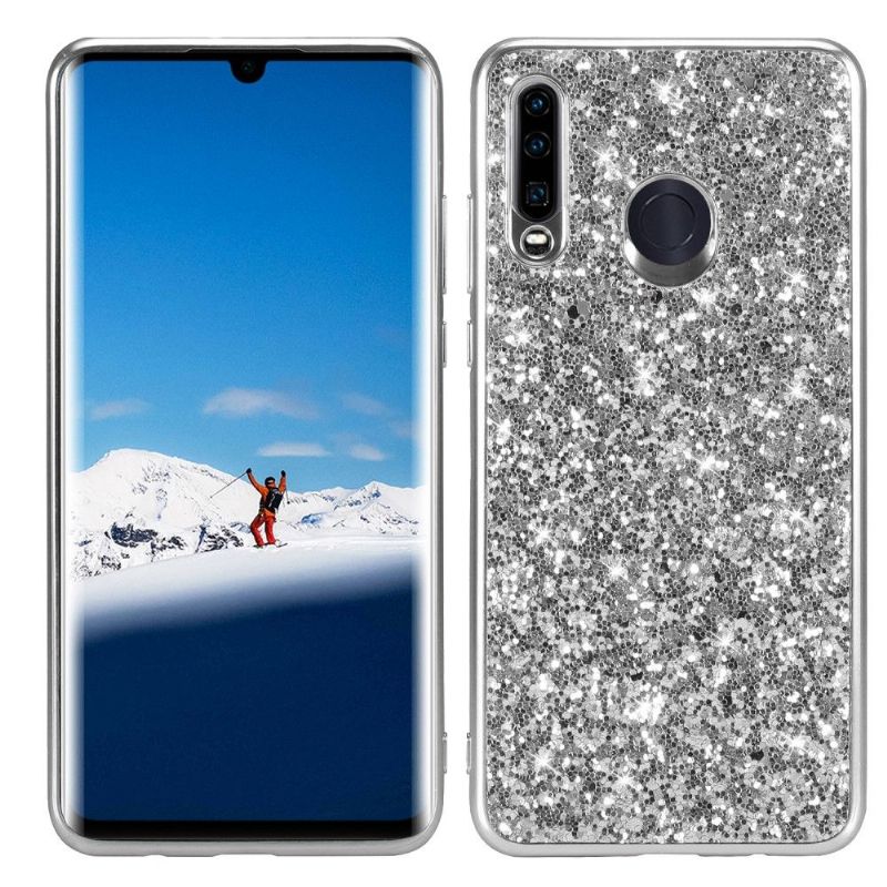 Cover Huawei P30 Lite Mousserende Rhinestone Glamour