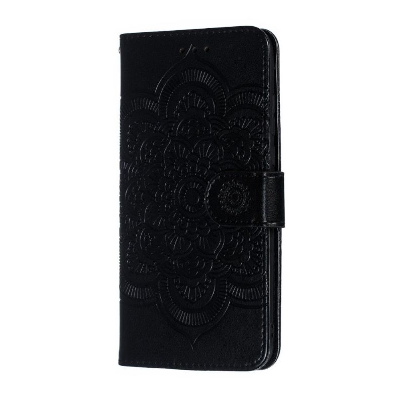 Etui Huawei P30 Lite Anti-fald Flip Cover Folio Med Mandala-rem