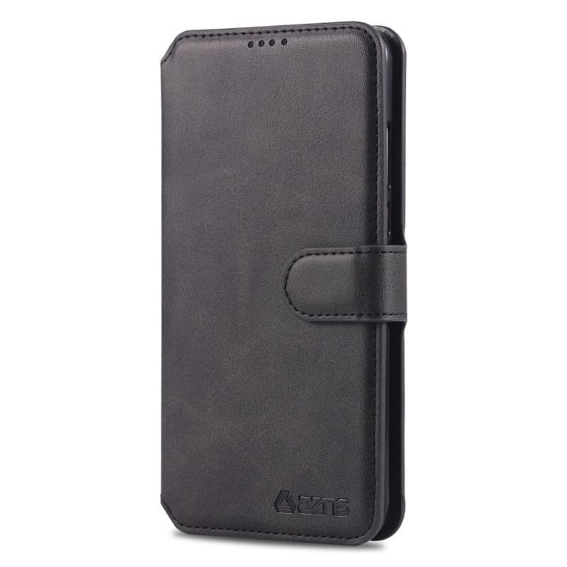 Etui Huawei P30 Lite Flip Cover Kortholder Folio I Imiteret Læder